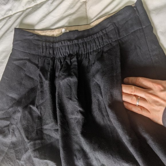J Crew Black Wool Mini Skirt - Picture 3 of 4